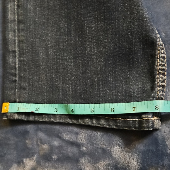 BKE Nolan Straight Dark Blue Denim Jeans 40S - Picture 13 of 16